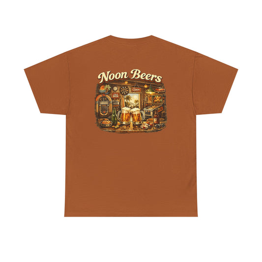 Noon Beers Retro Bar Scene T-Shirt