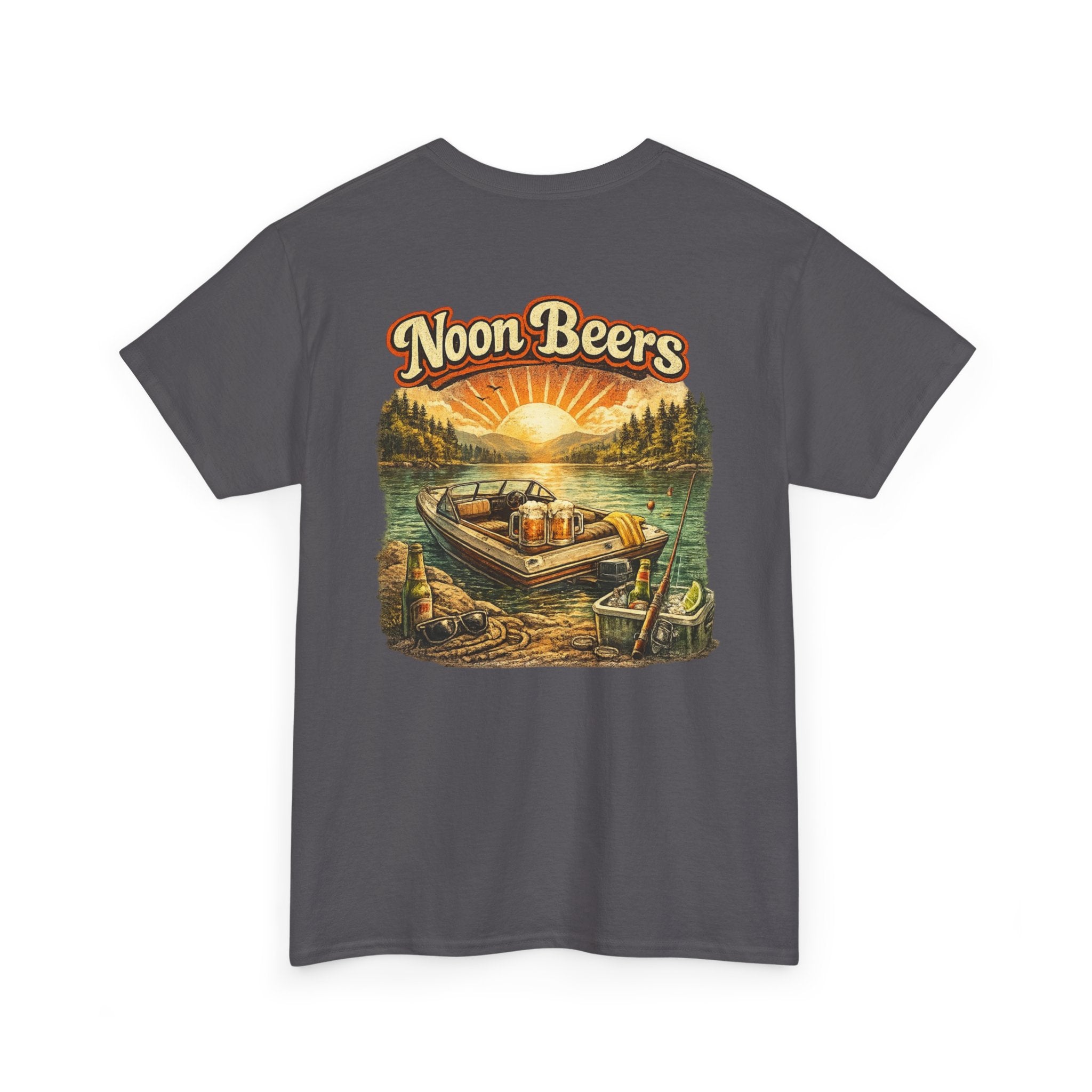 Noon Beers Boat Scene T-Shirt