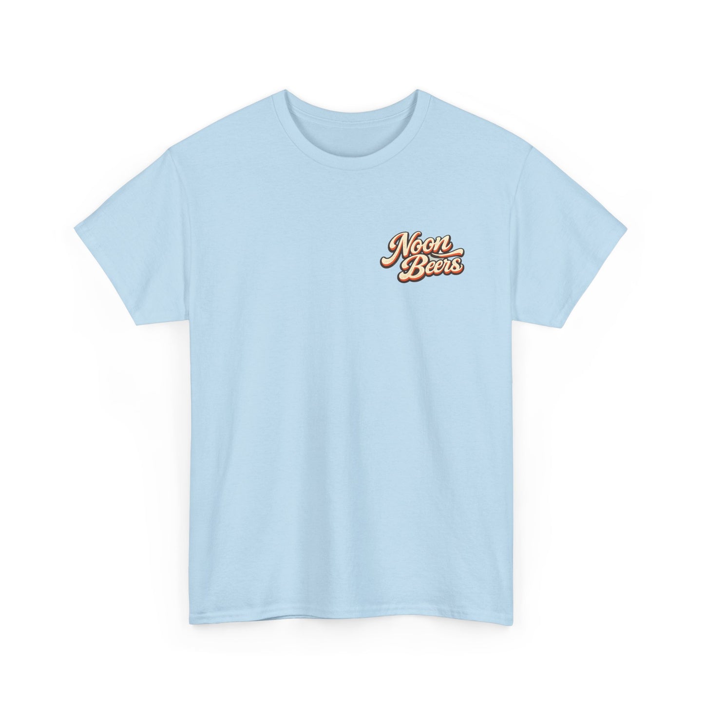 Noon Beers Beach Scene T-shirt