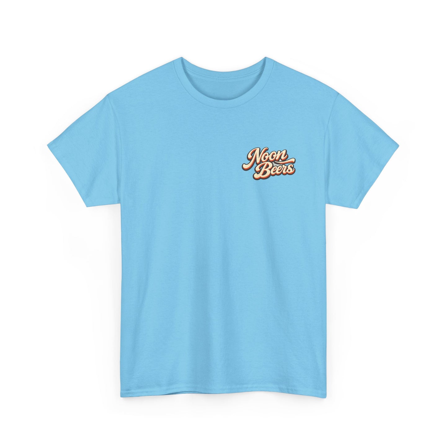 Noon Beers Beach Scene T-shirt