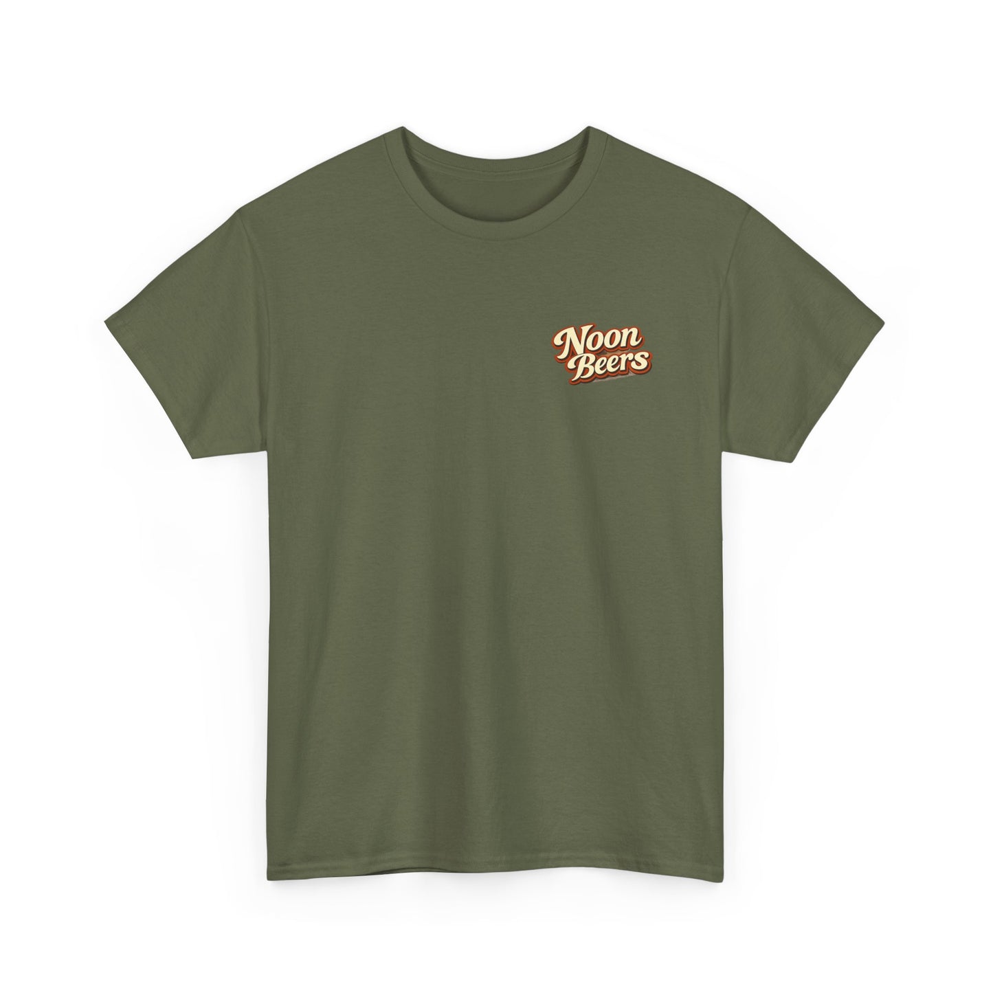 Noon Beers Retro Bar Scene T-Shirt